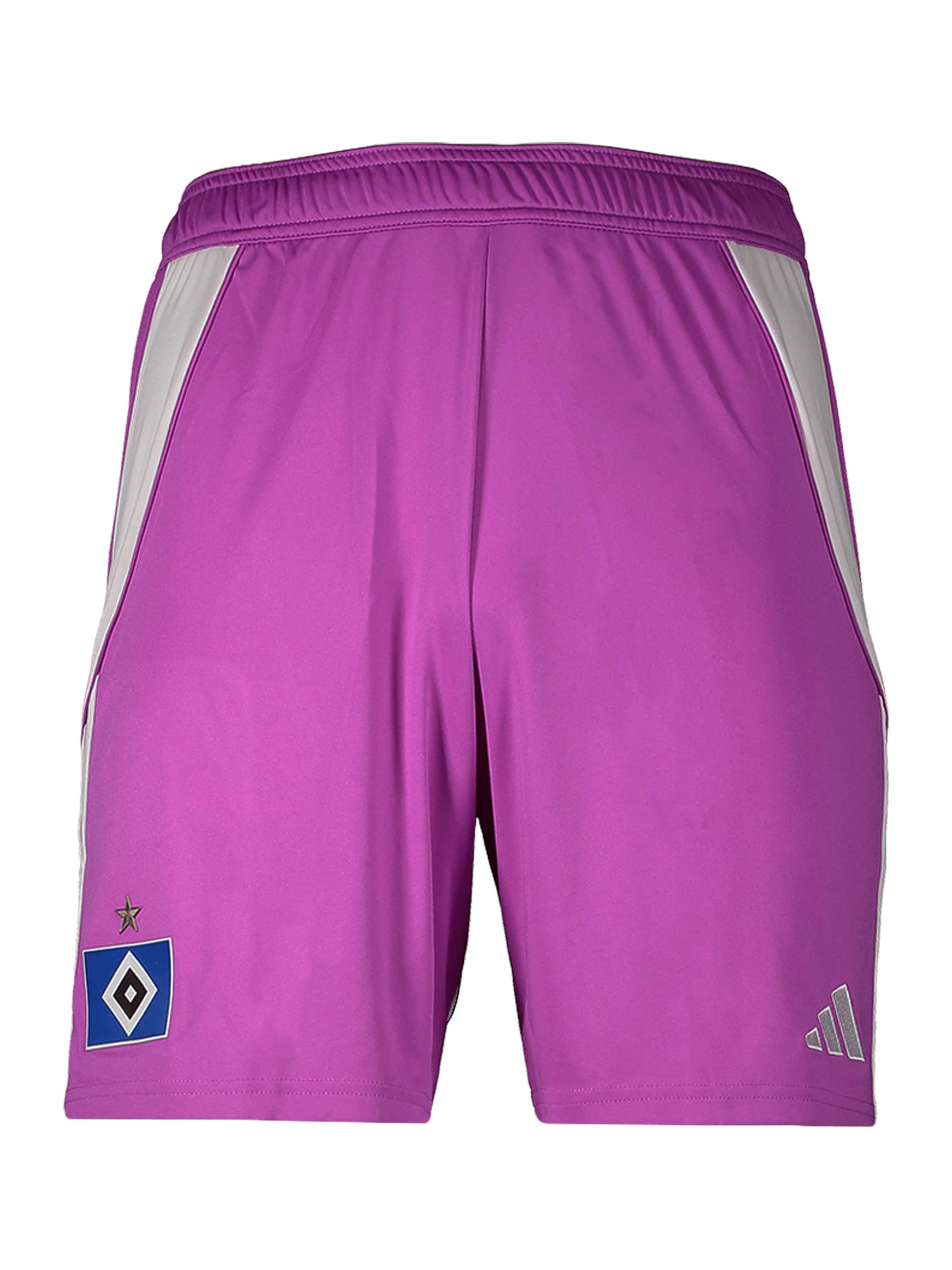 ADIDAS PERFORMANCE Calças de desporto em azul / cinzento / roxo, Vista do artigo
