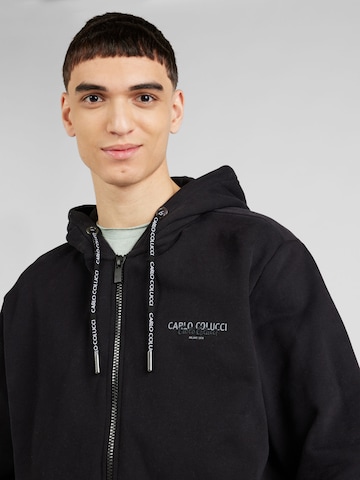 Carlo Colucci Sweatjacke in Schwarz