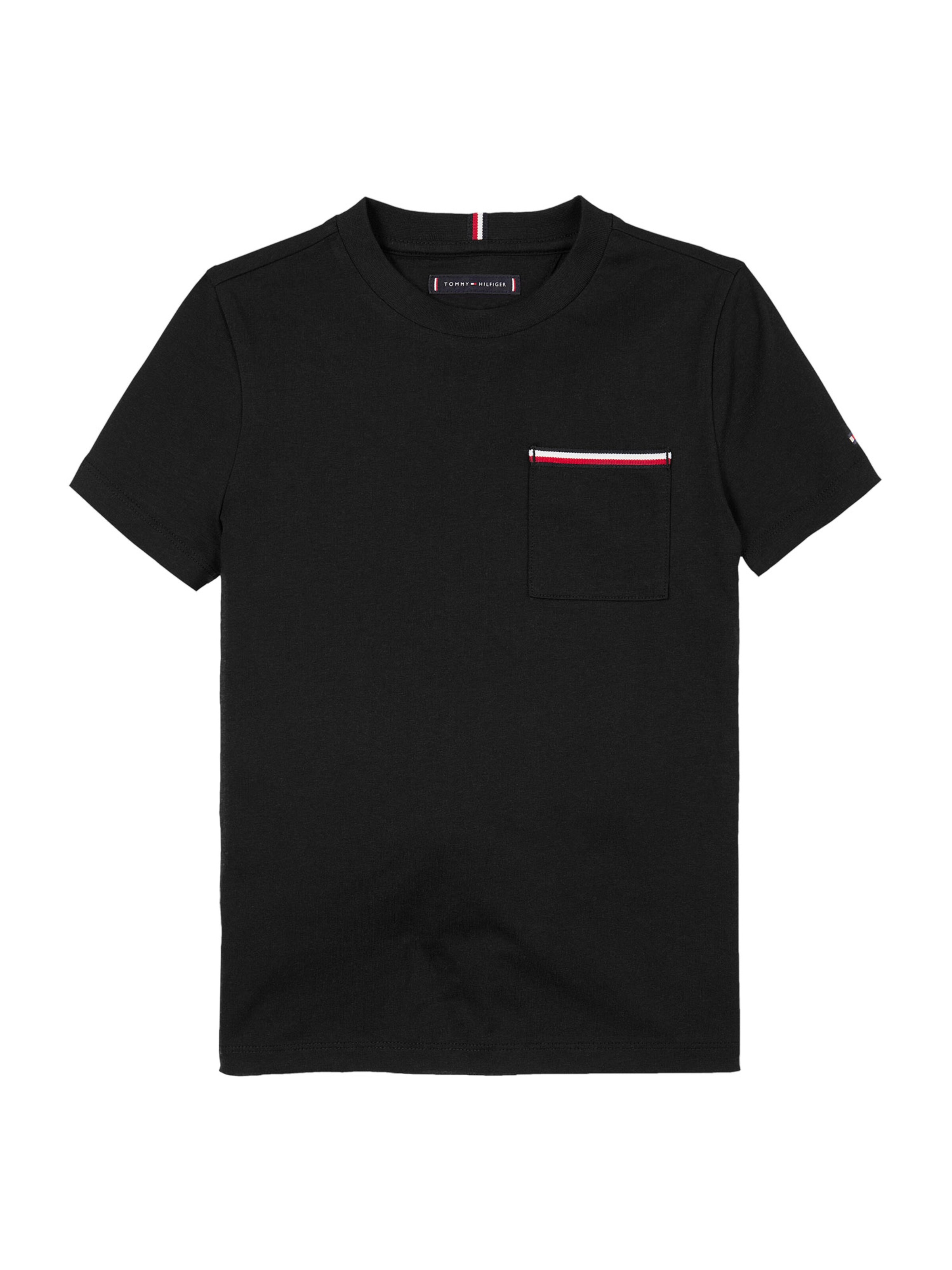 TOMMY HILFIGER Koszulka w kolorze czarny: przód