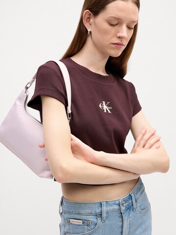 T-shirt Calvin Klein Jeans en marron