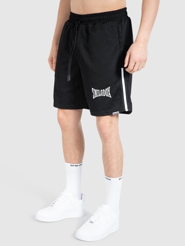 Smilodox Loose fit Sports trousers ' Classic Ripp ' in Black