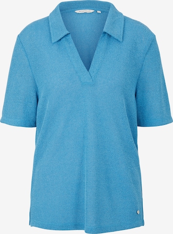 TOM TAILOR Shirt in Blauw: voorkant