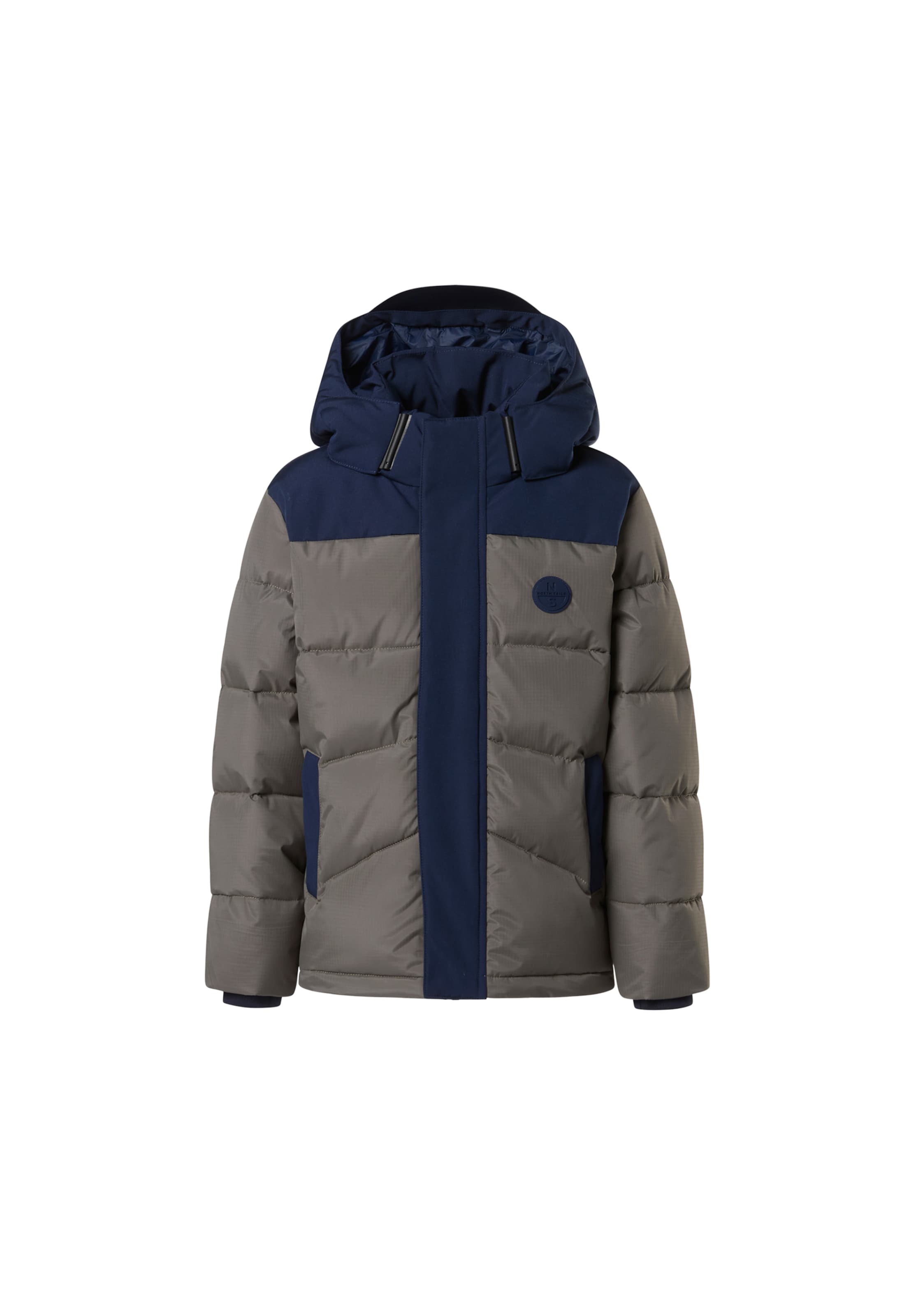 North Sails Winterjas 'Aurora' in Grijs: voorkant