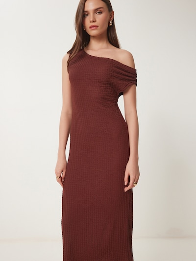 Happiness İstanbul Vestido en chocolate, Vista del producto