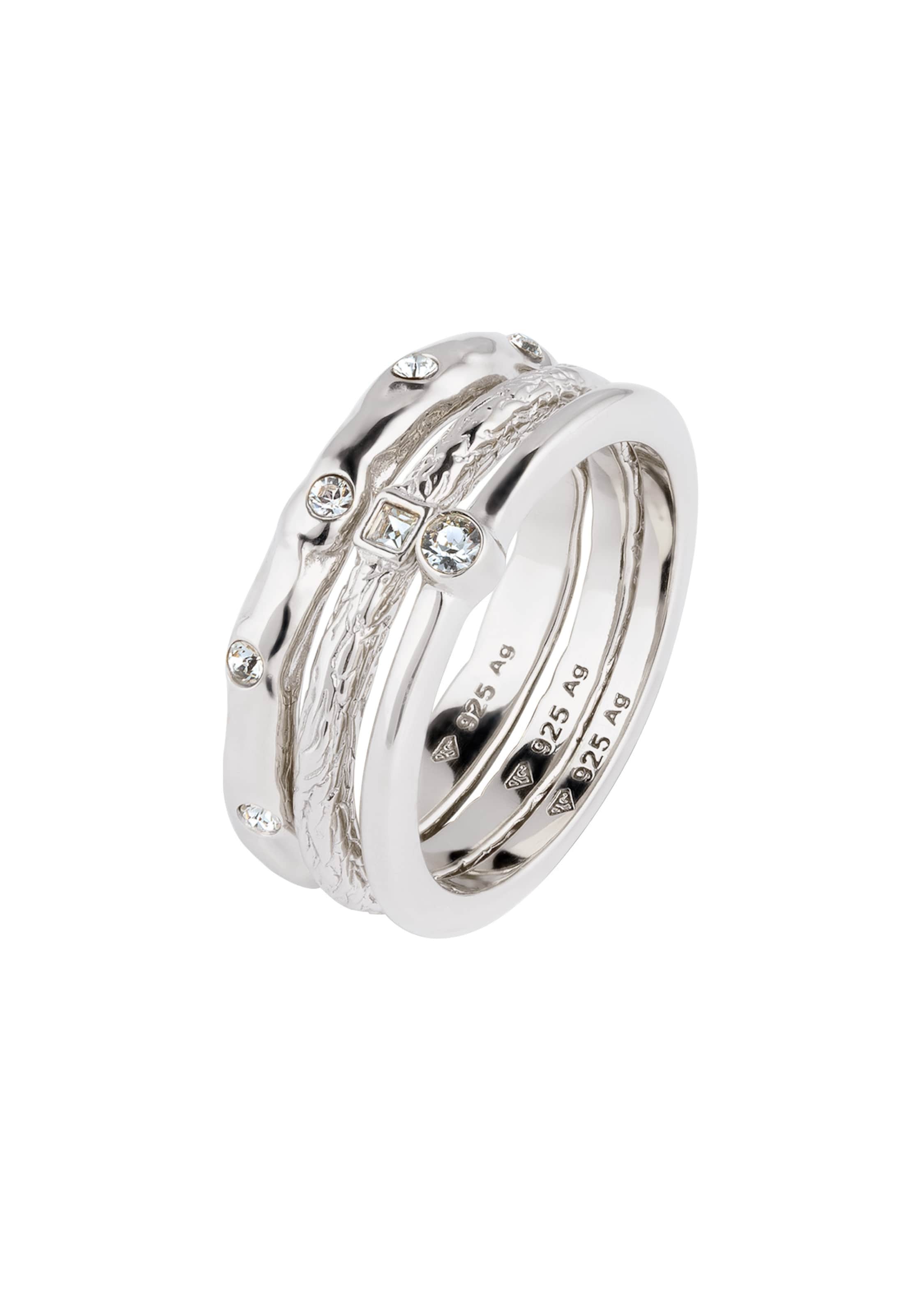 Bague ELLI en argent : devant