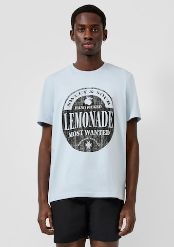 QS Shirt in Blauw: voorkant