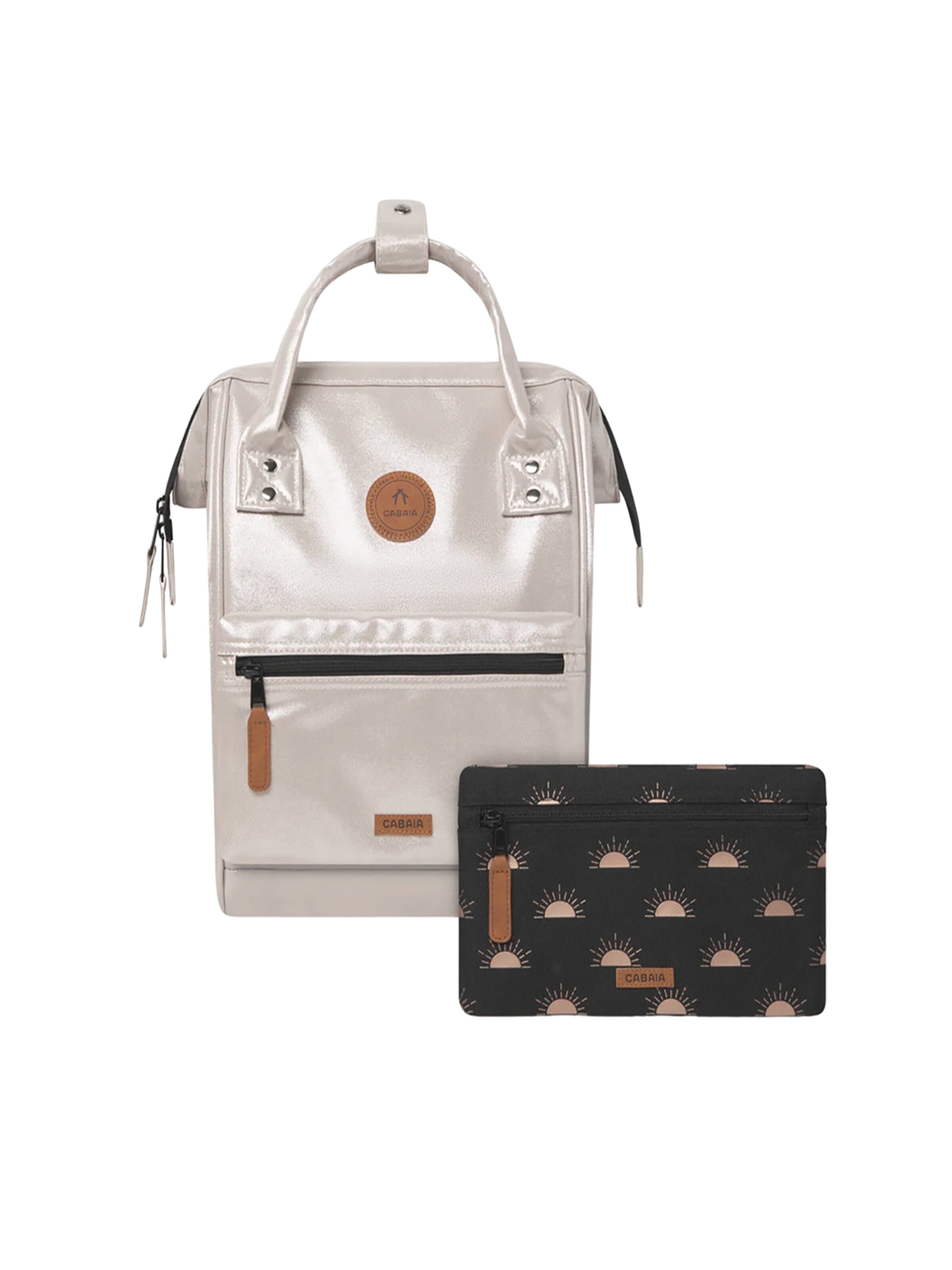 Cabaia Backpack 'Adventurer S Iridescent' in Silver