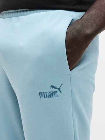 PUMA Regular Sportbroek 'ESS No. 1' in Blauw