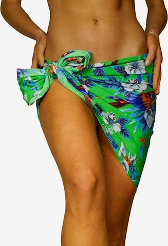 King Kameha Strandtuch 'Cherryparrot' in Grün: Vorderseite