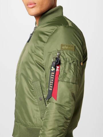 ALPHA INDUSTRIES Φθινοπωρινό και ανοιξιάτικο μπουφάν σε πράσινο