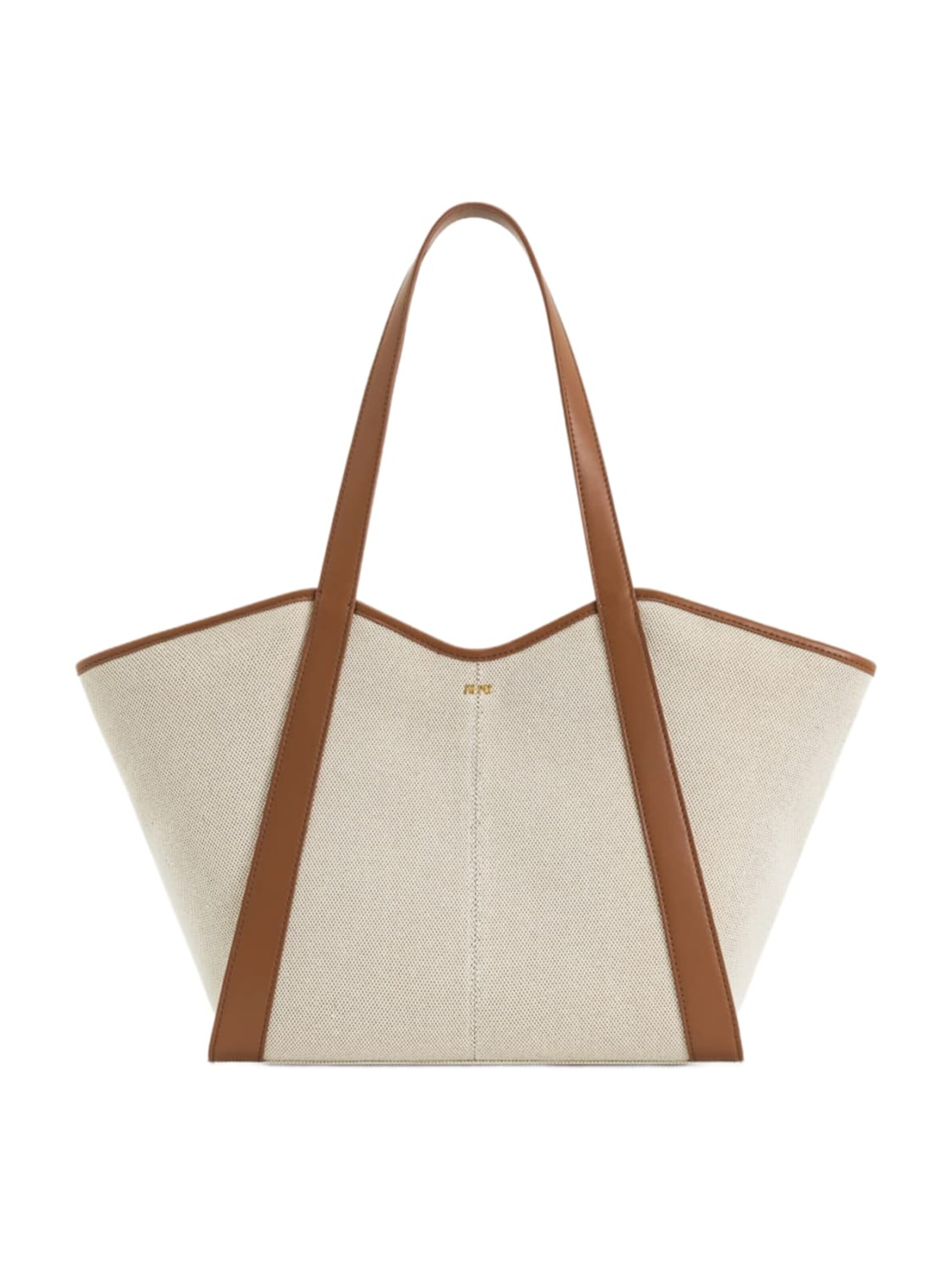 JW PEI - Shopper 'JW PEI Cabas / Shopping Kiana Brown Canvas' en marrón: frente