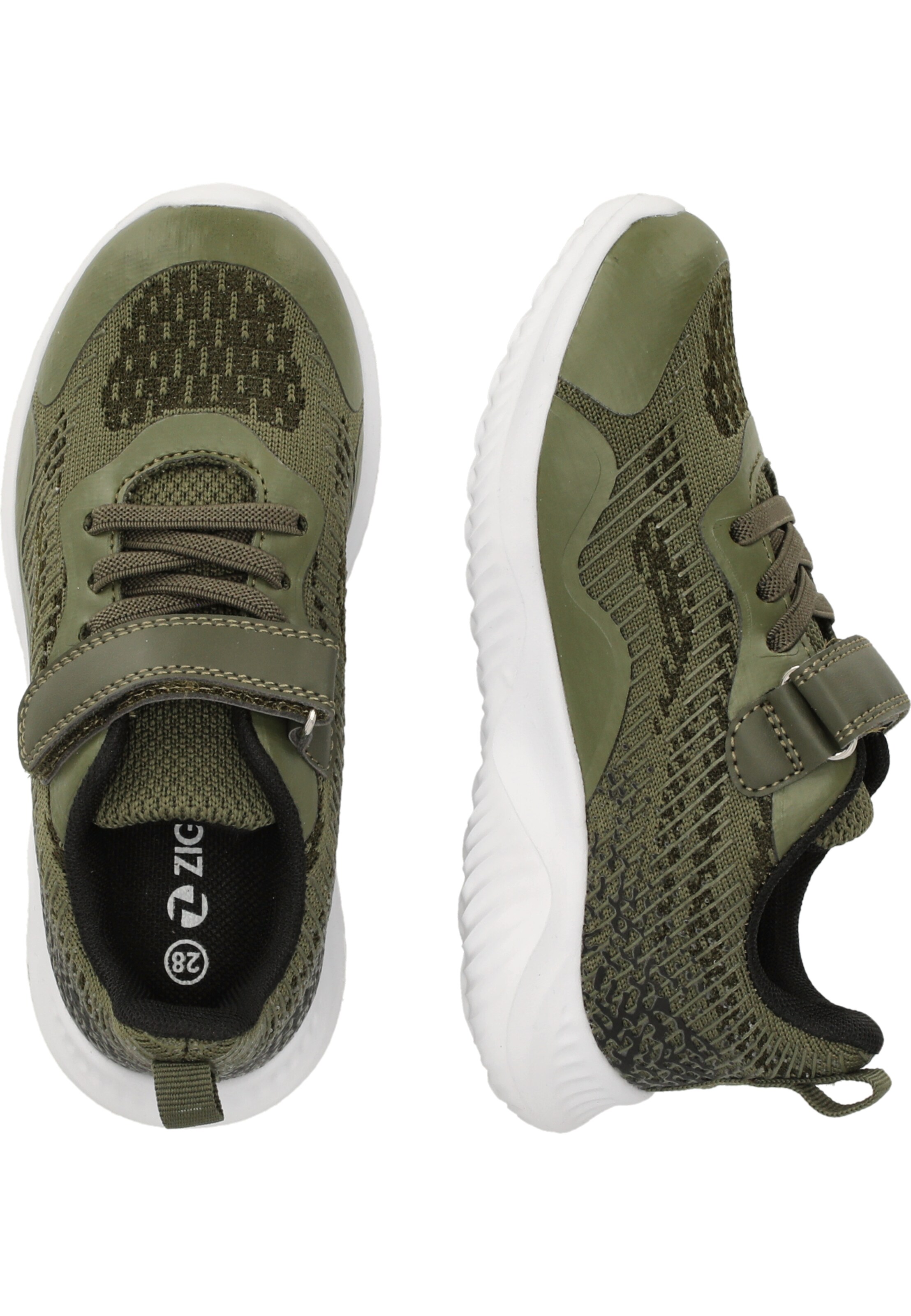 ZigZag Sneakers 'Gumpa' in Groen