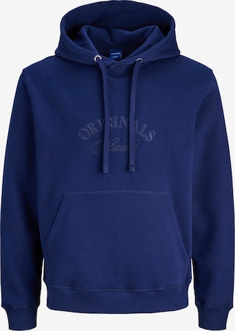 JACK & JONES Majica 'JORBLEECKER' | modra barva: sprednja stran