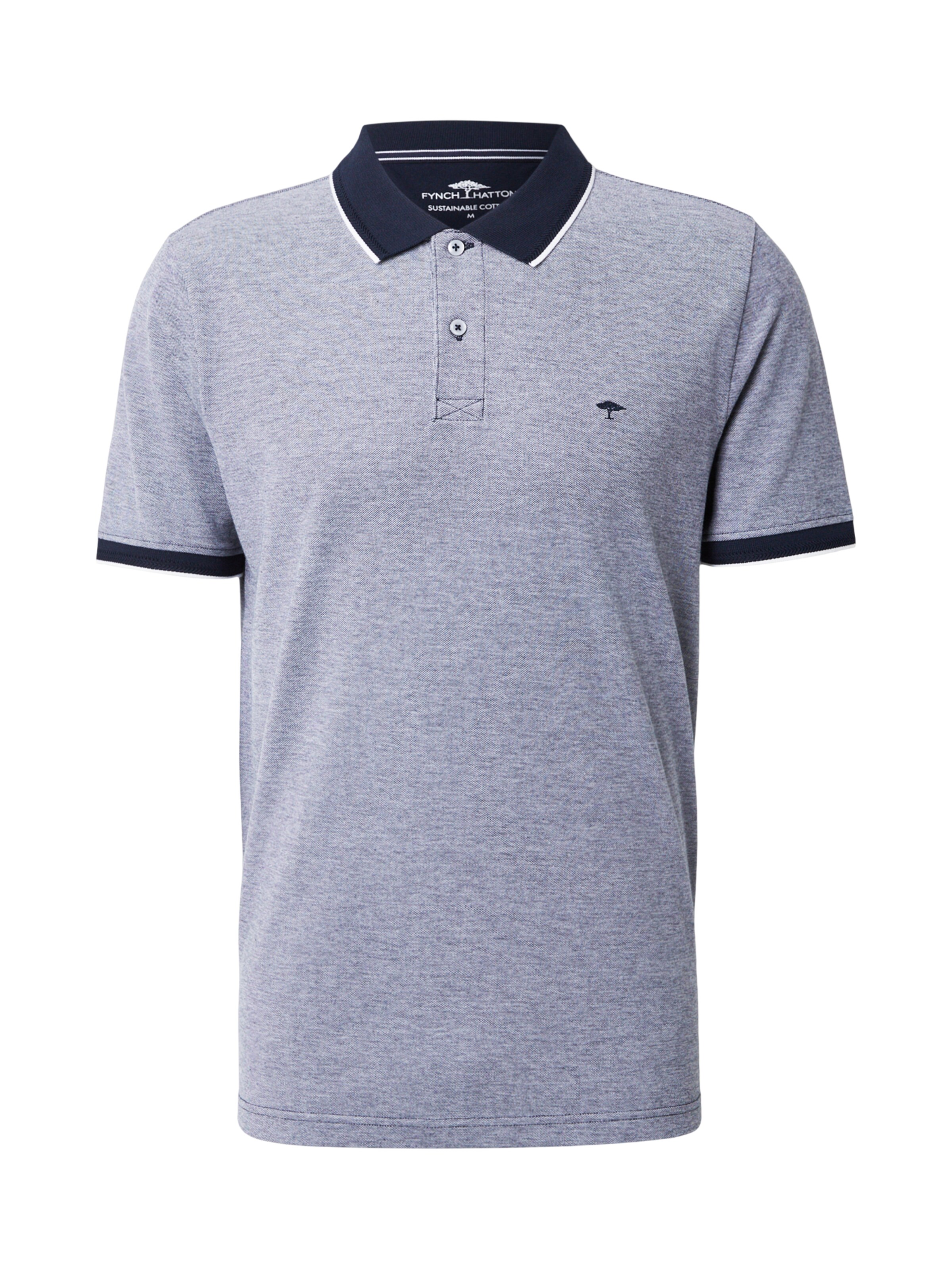 FYNCH-HATTON Poloshirt in Blau: Vorderseite