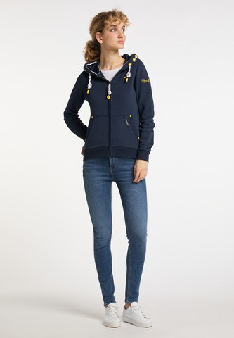 Schmuddelwedda Zip-Up Hoodie in Blue