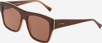 Lunettes de soleil HAWKERS en marron : devant