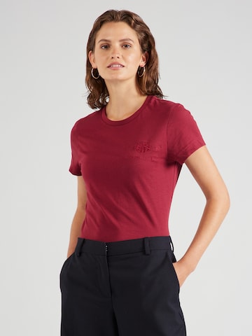 T-shirt GANT en rouge : devant