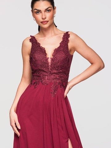 Ombre Avondjurk in Rood