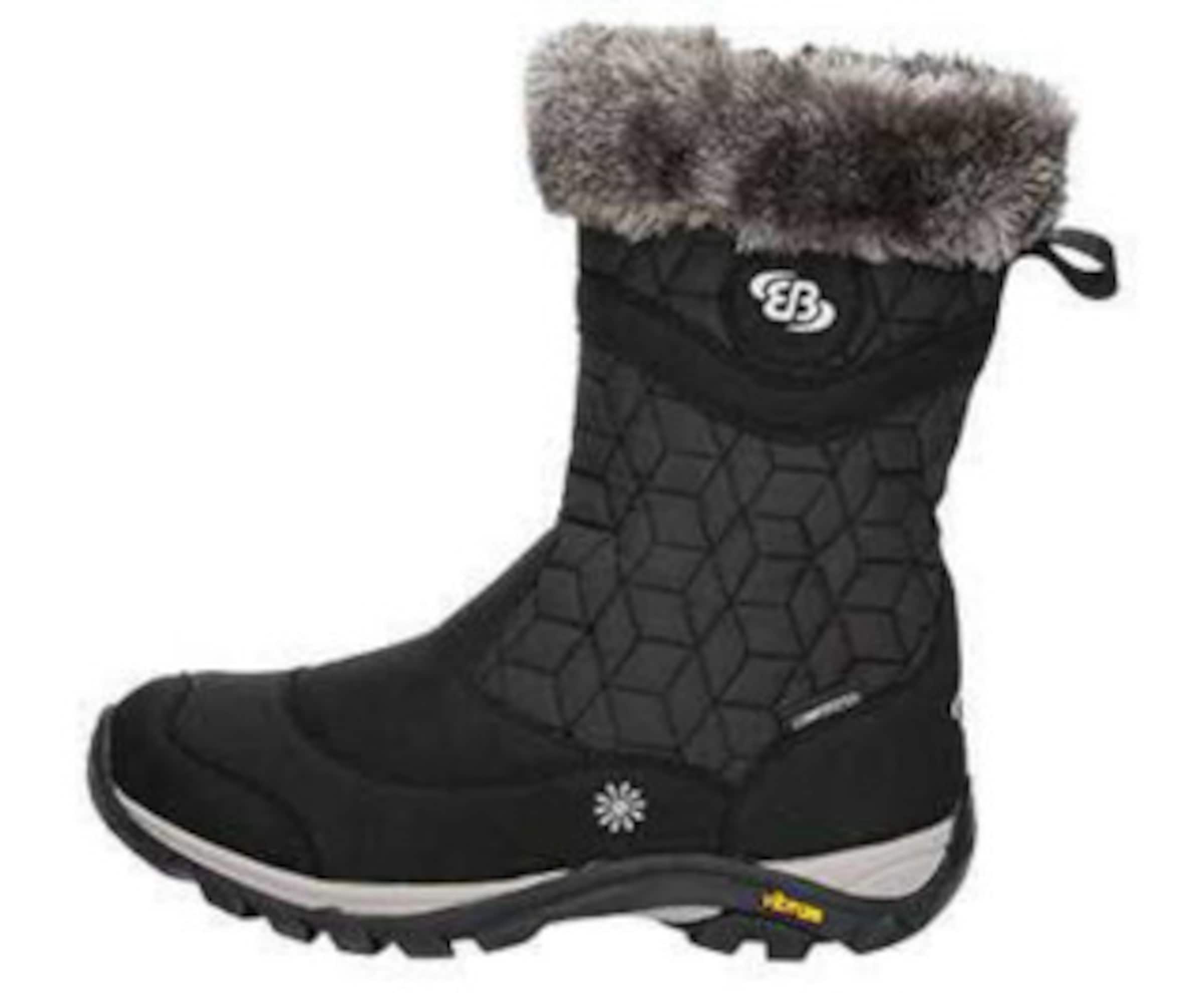 Brütting Snow boots in Black: front