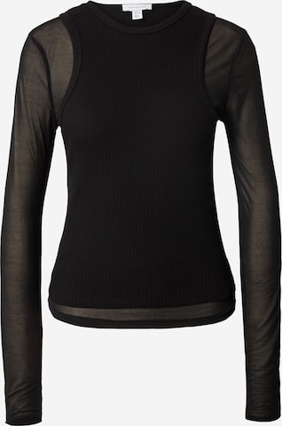 melns TOPSHOP T-Krekls: no priekšpuses
