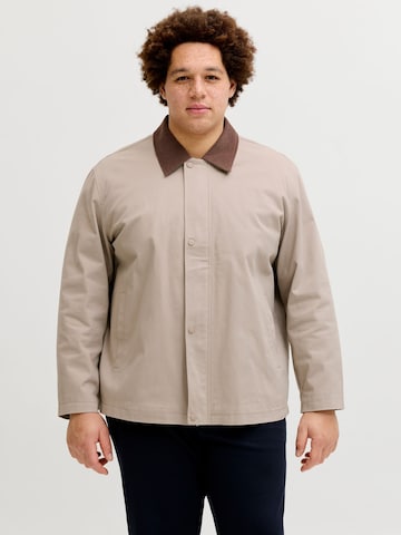 JACK & JONES Tussenjas in Beige: voorkant