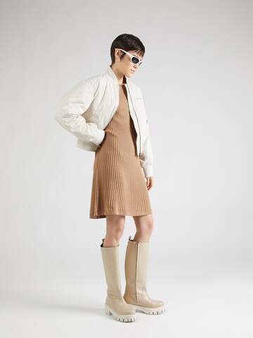 GAP Gebreide jurk in Beige