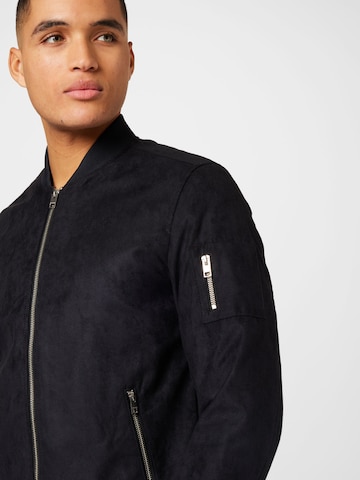 JACK & JONES Between-Season Jacket 'Rocky' in Black