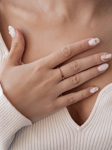 Hey Happiness Ring 'Stacked Bead' in Gold