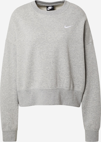 Felpa 'Essentials' di Nike Sportswear in grigio: frontale