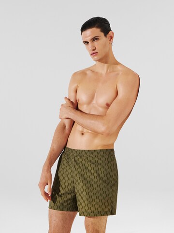 Pantaloncini da bagno di Karl Lagerfeld in verde: frontale