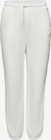 ESPRIT Loose fit Pants in White: front