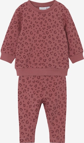 NAME IT Sweatsuit 'Tekko' in Pink: front