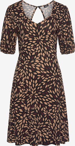 LASCANA Dress in Brown: front