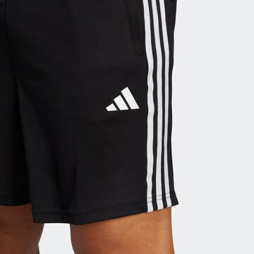 Regular Pantaloni sport 'Train Essentials Piqué 3-Stripes' de la ADIDAS PERFORMANCE pe negru