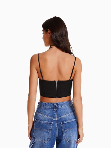 Bershka Top in Zwart