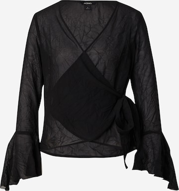 Monki Blouse in Black: front