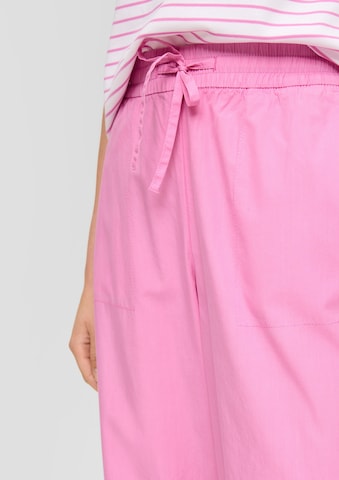 Loosefit Pantalon s.Oliver en rose