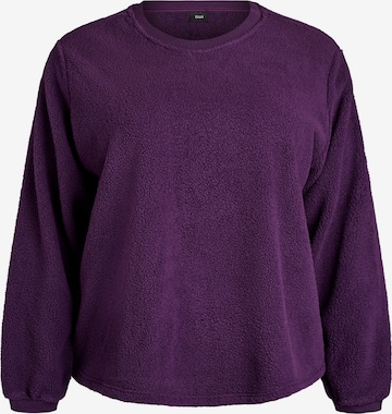 purpurinė Zizzi Megztinis 'MKARLI': priekis