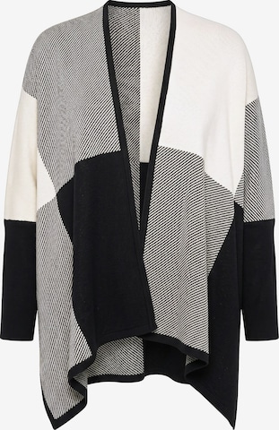 Ulla Popken Strickjacke in Schwarz: Vorderseite