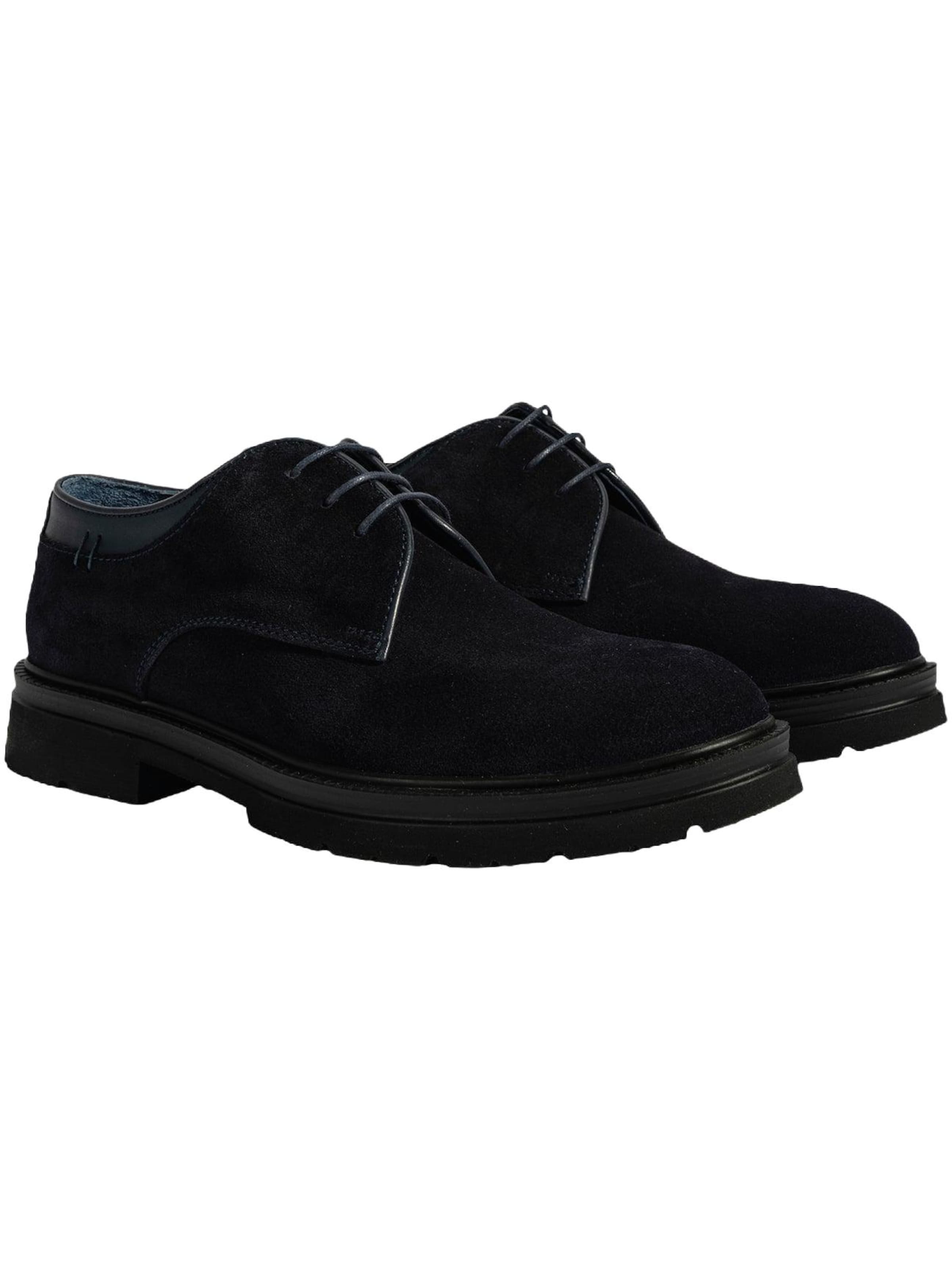 Desa Veterschoen 'Schnürschuhe' in Blauw: voorkant
