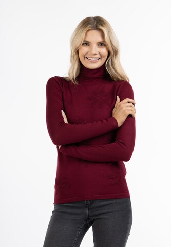 Pullover di Usha in rosso: frontale