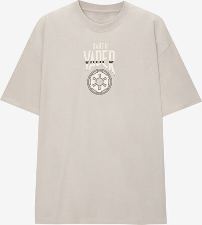 Maglietta 'DARTH VADER' Pull&Bear di colore avorio / sabbia / grigio / nero, Visualizzazione prodotti