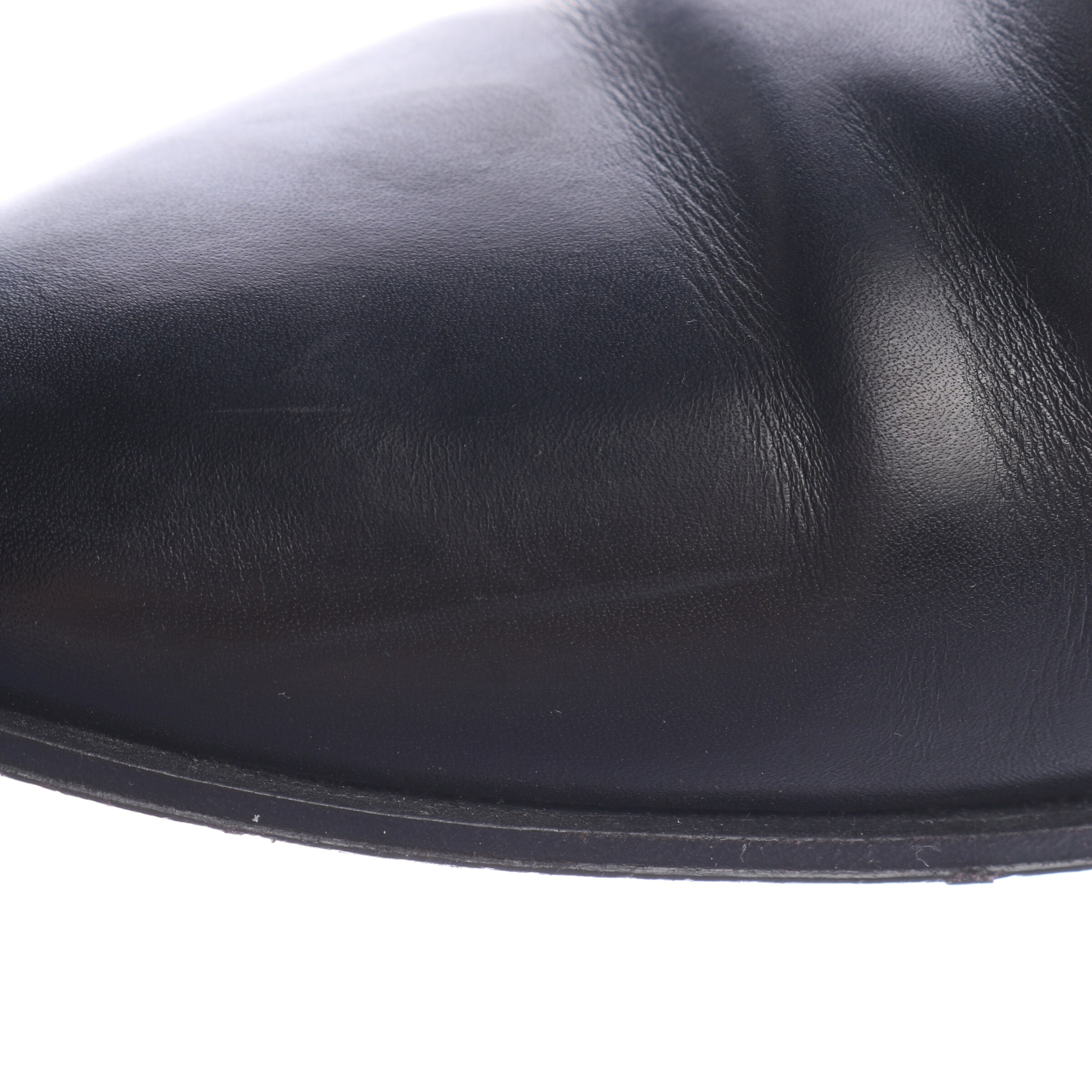 Saint Laurent Anke & Mid-Calf Boots in 40,5 in Black