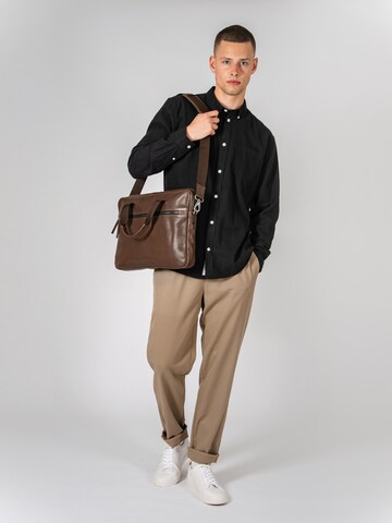 still Nordic Briefcase 'Clean Light Brief 1 Room' in Brown