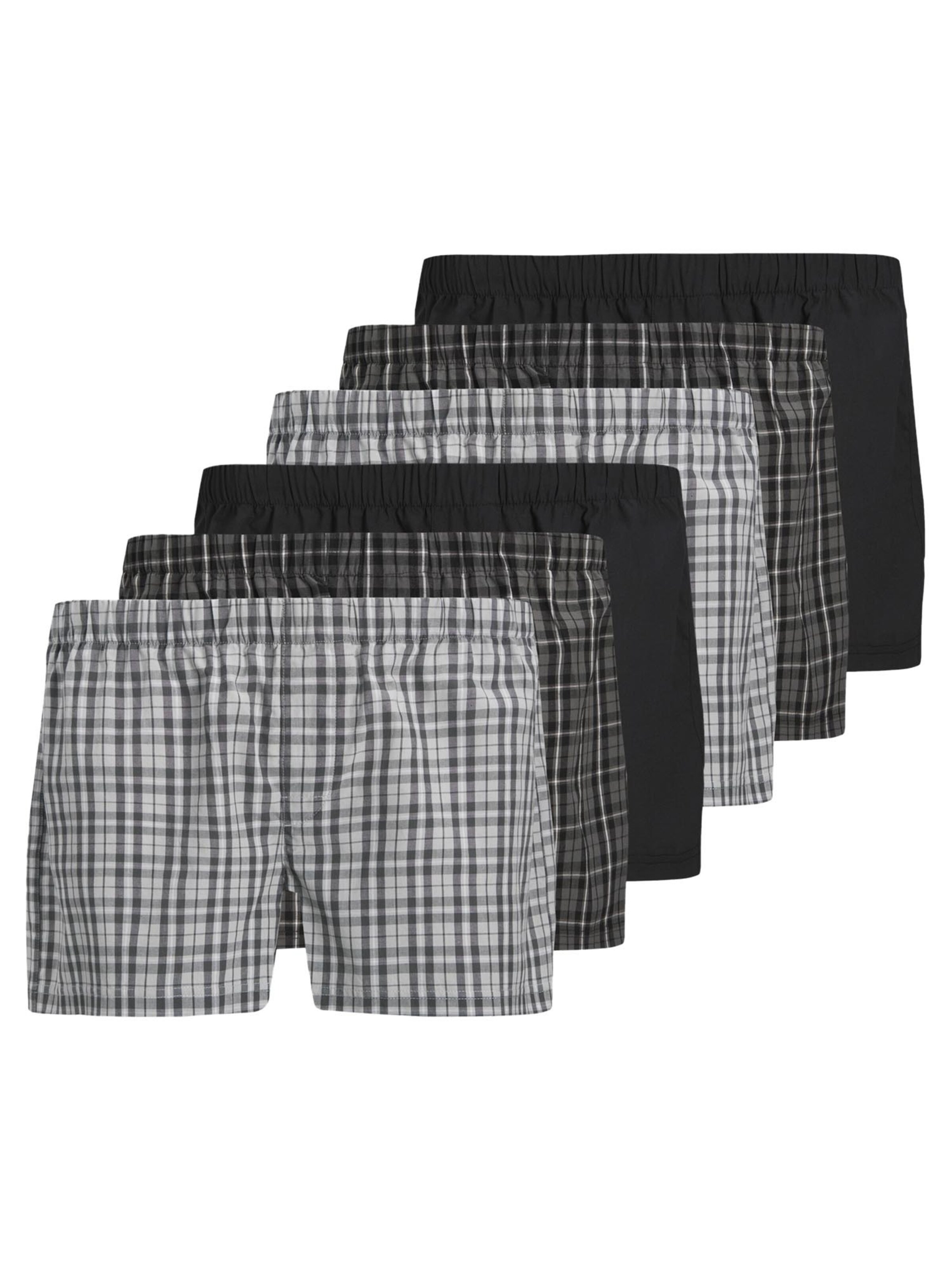 JACK & JONES Boxershorts 'Milano' in Zwart: voorkant