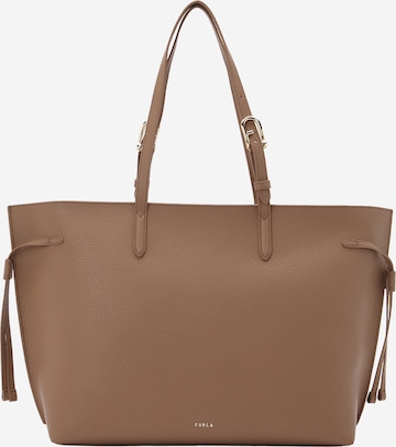 FURLA Schoudertas 'Ava' in Bruin: voorkant