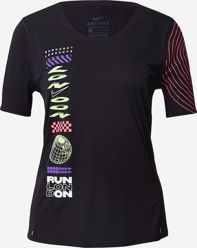 NIKE T-shirt fonctionnel 'City Sleek London' en noir, Vue avec produit