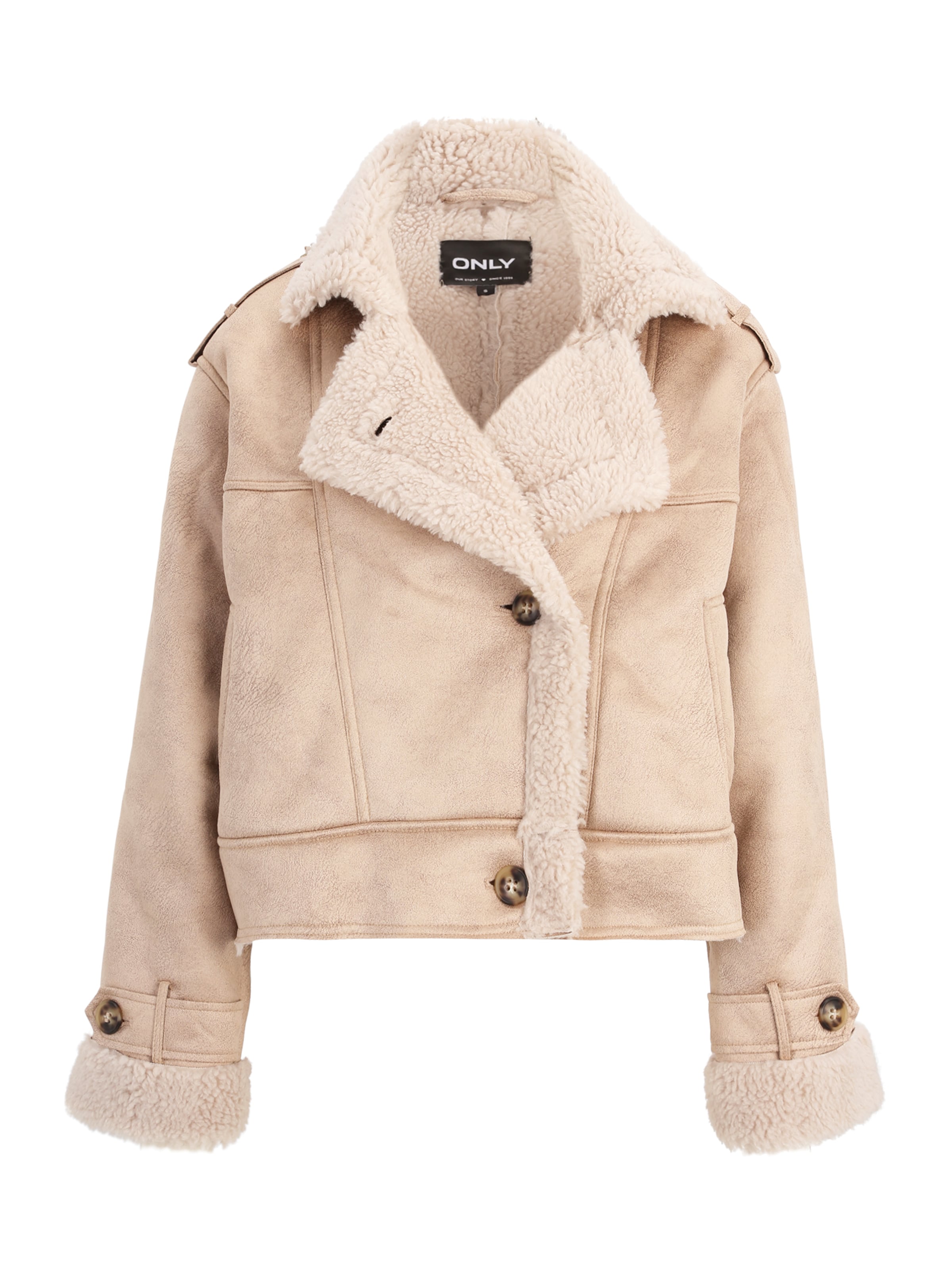 ONLY - Casaco meia-estação 'ONLYLVA' em bege: frente