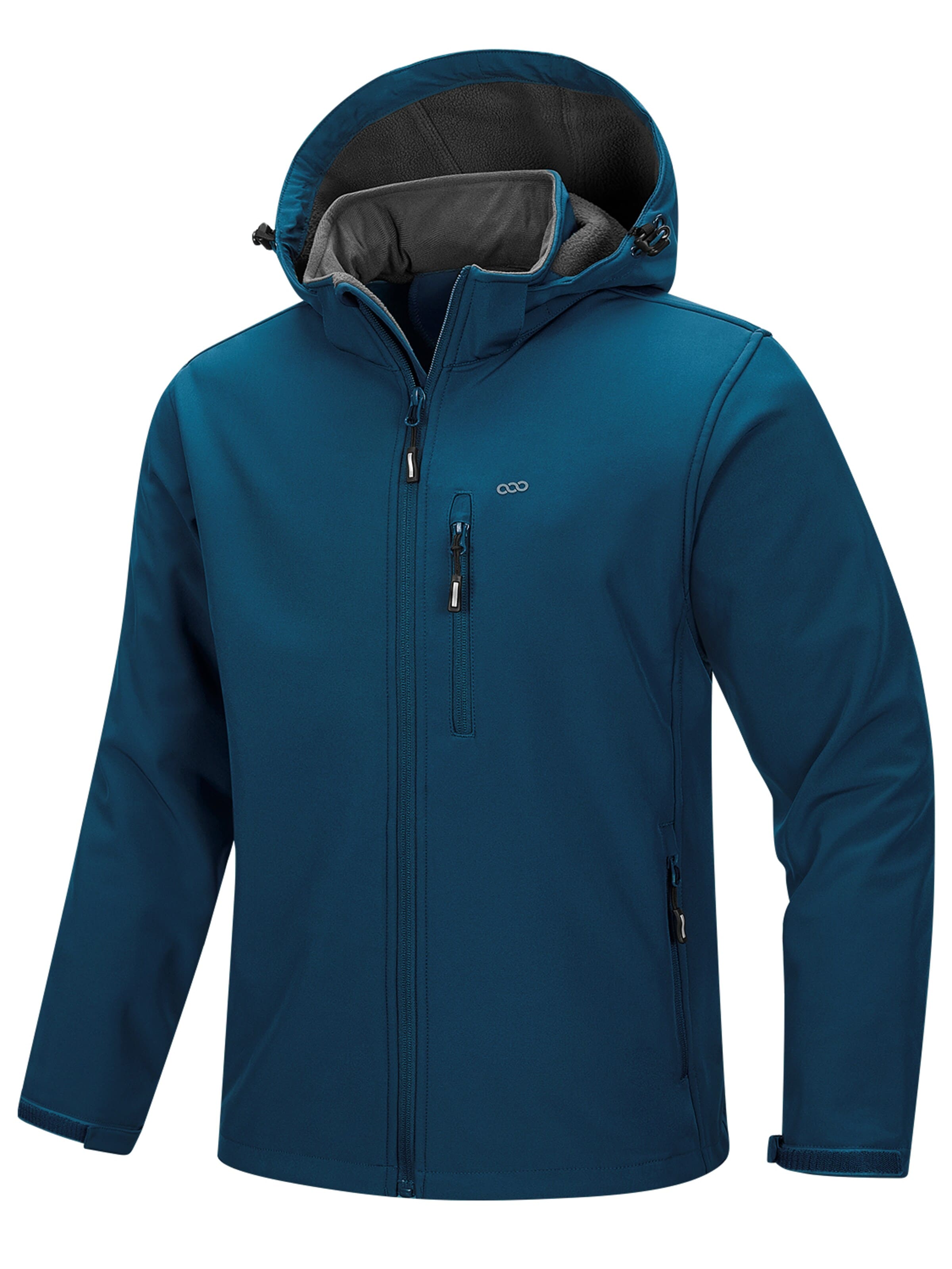 33,000ft Outdoor jacket '33,000ft Men's Detachable Hood Waterproof Jackets' in M in Petrol, Item view
