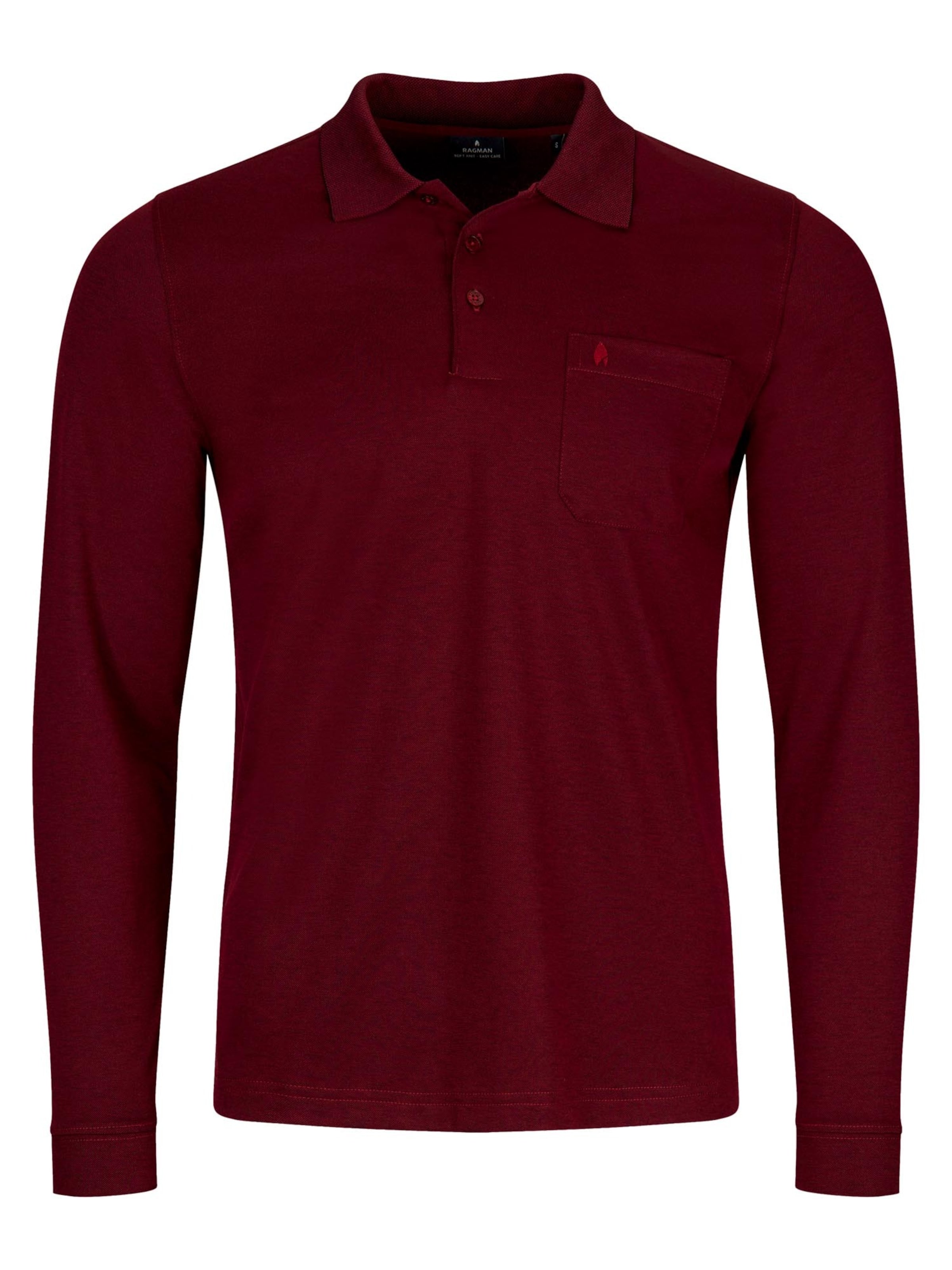Ragman Shirt 'Basic' in Red: front
